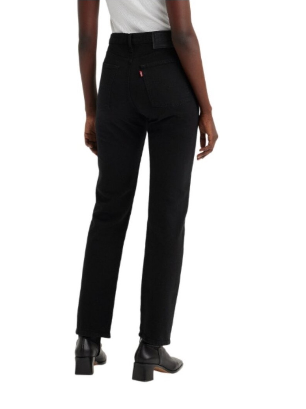 Levi's Wedgie Straight Leg Women's Jeans in Black 32 - Picture 14 of 14